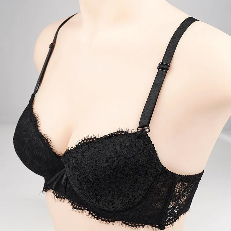 The Lace Butterfly | Women's Lace Underwire Push-Up Bra FD sold by Negative product image thumbnail 3