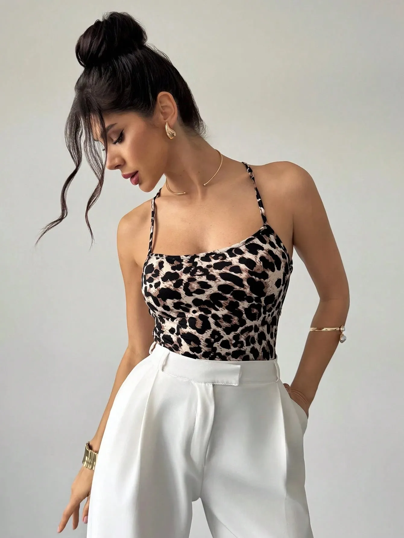 Firerie Women's Boho Style Criss-Cross Open Back Sleeveless Camisole FD sold by Negative product image thumbnail 4