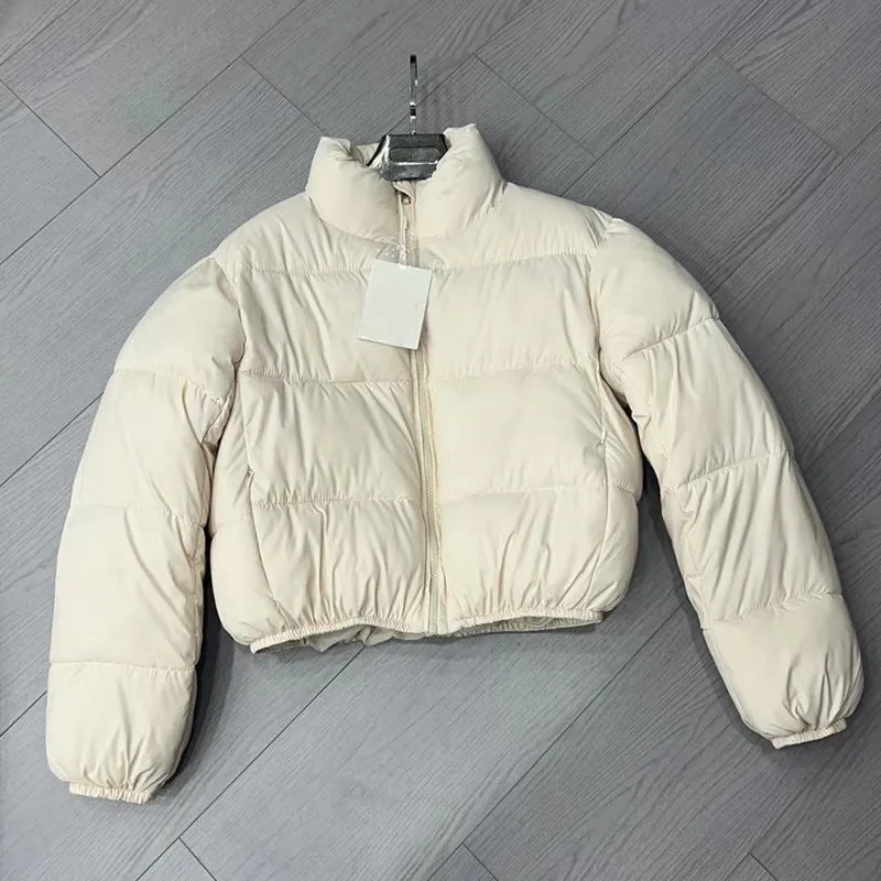 The Cozy Crop Puffer | Women's Down Cotton Cropped Puffer Jacket sold by Negative product image thumbnail 3