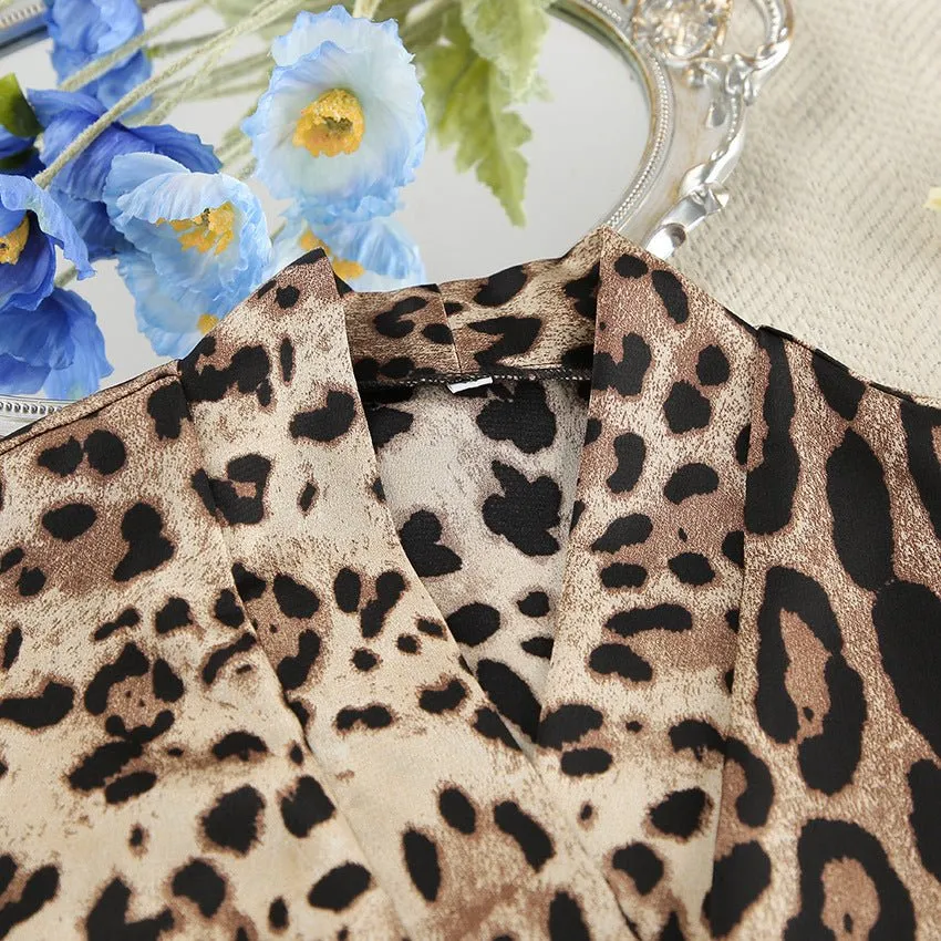 The Leopard Luxe | Leopard Print Three-Piece Lounge Set sold by Negative product image thumbnail 4