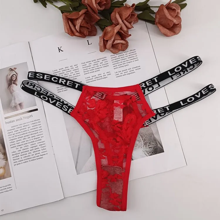 Lace Whisper | Seamless Low-Rise Lace Thong Panties sold by Negative product image thumbnail 2