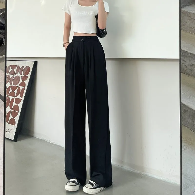 Women's Suit Draped Wide-leg pants pants sold by Negative product image thumbnail 4