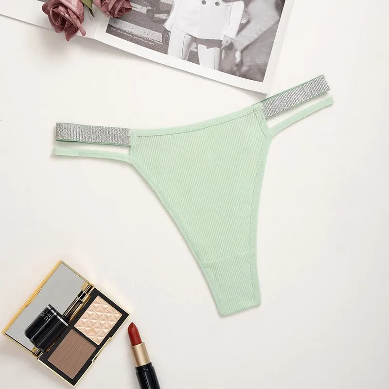 Silver Ribbon | Low-Waist Lace Thread Alluring Briefs sold by Negative product image thumbnail 3