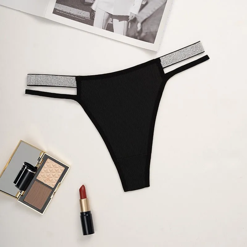 Silver Ribbon | Low-Waist Lace Thread Alluring Briefs sold by Negative product image thumbnail 4