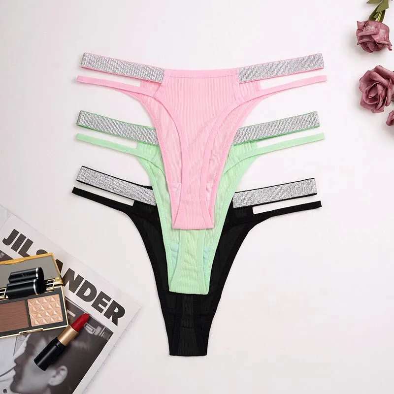Silver Ribbon | Low-Waist Lace Thread Alluring Briefs sold by Negative product image thumbnail 5