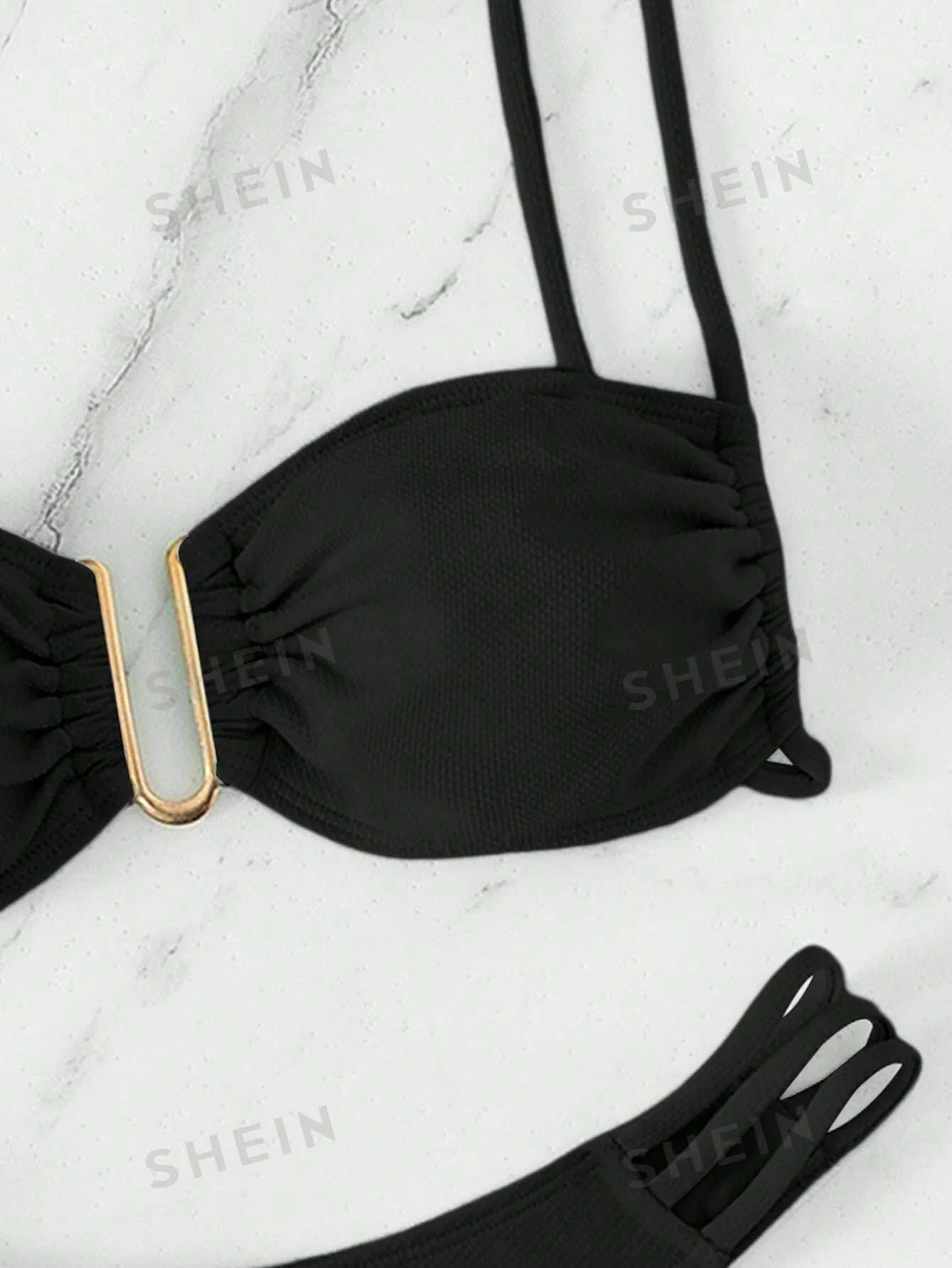 Black Carnival | U-Buckle Cut-Out Bikini Set sold by Negative product image thumbnail 3