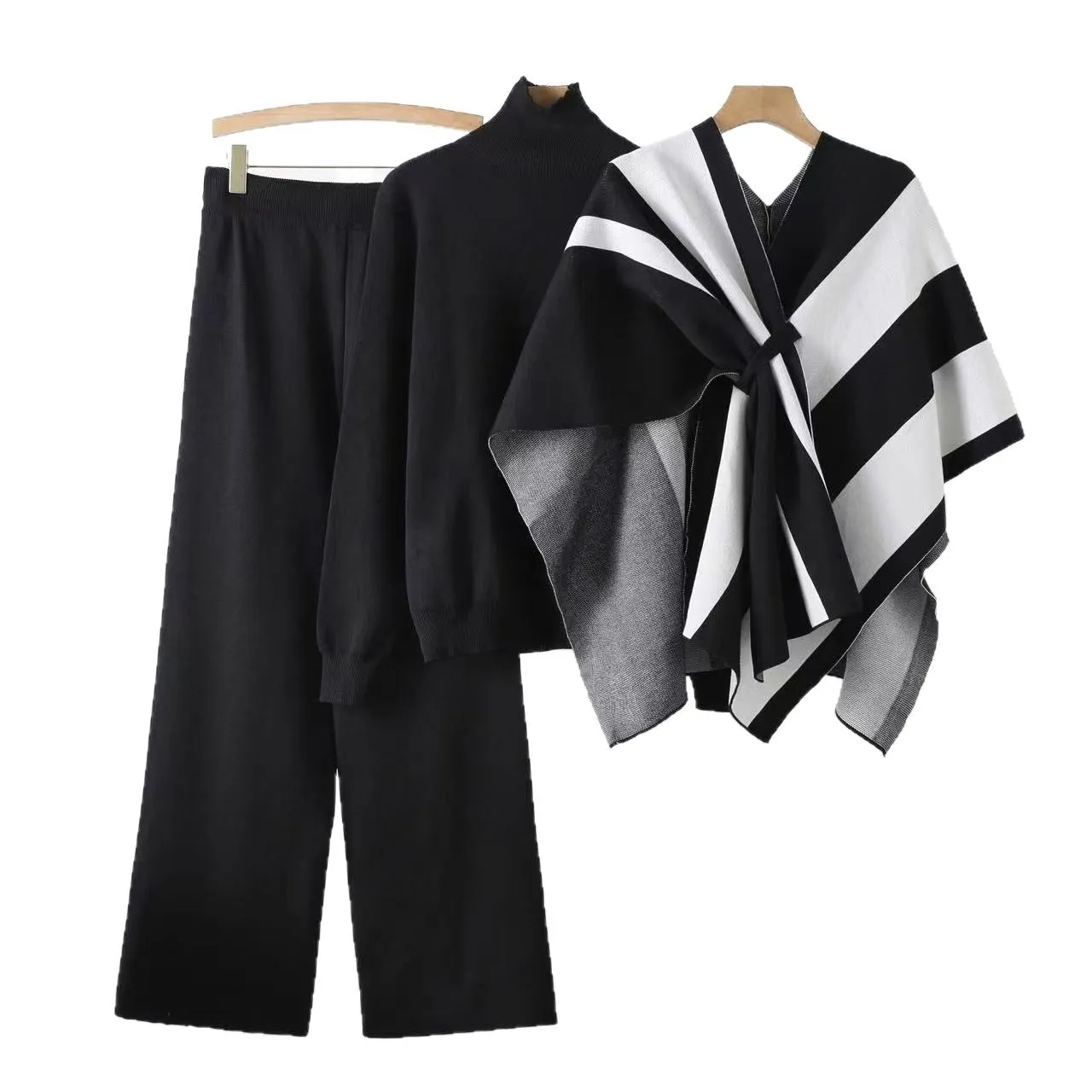 The Geo Elegance | Women's Geometric Print Long-Sleeve Top & Pants Set sold by Negative product image thumbnail 4