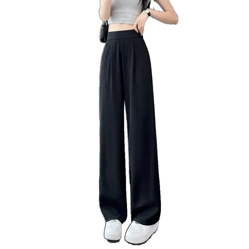 Women’s High-Waist Straight-Leg Dress Pants | Yarn-Dyed Street Style Trousers sold by Negative product image thumbnail 5