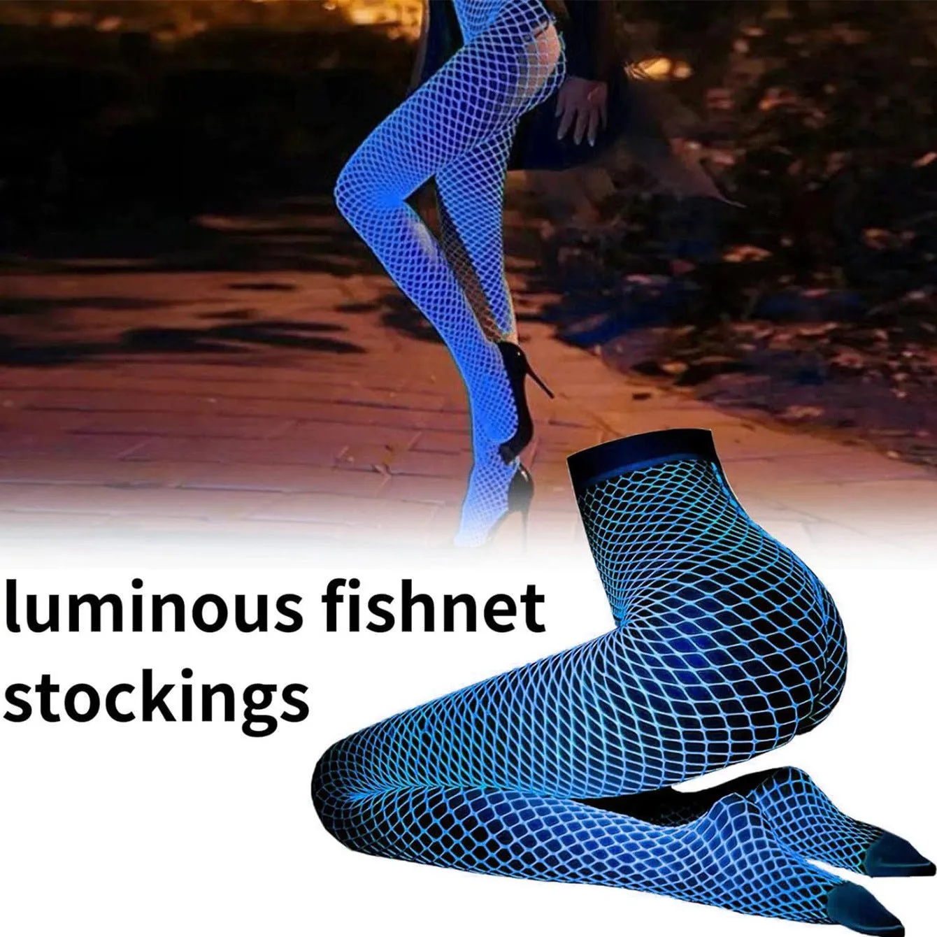 Neon Pulse | Fluorescent Nylon Romper Tights Dance Wear sold by Negative product image thumbnail 4