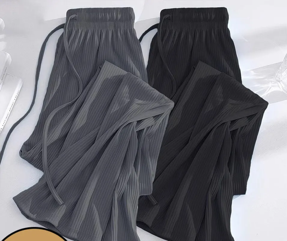 Negative Apparel  Women’s High-Waist Wide-Leg Casual Pants – Japanese & Korean Style, Solid Colors | Summer 2025 Collection made by Negative