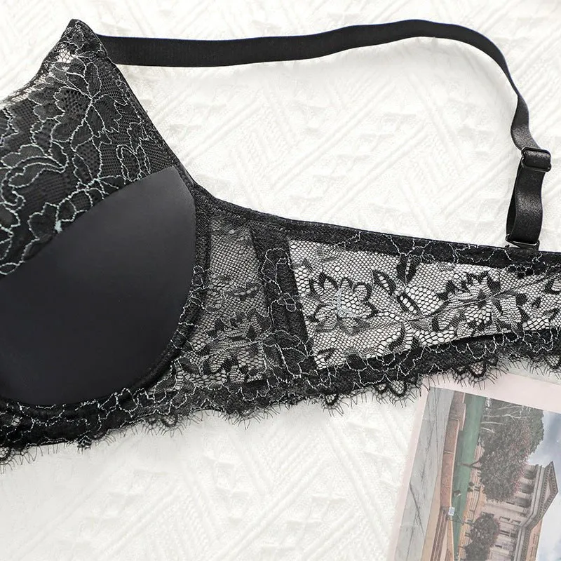 The Lace Allure | Plus-Size Underwire Lace Push-Up Bra sold by Negative product image thumbnail 4