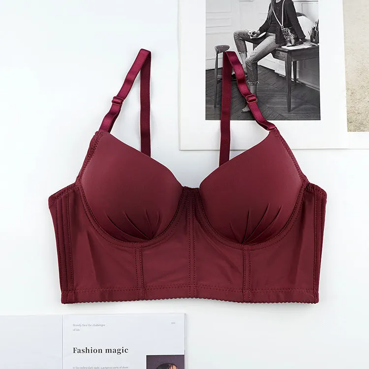 The Bordeaux Lift | Women's Lace Underwire Push-Up Bra sold by Negative