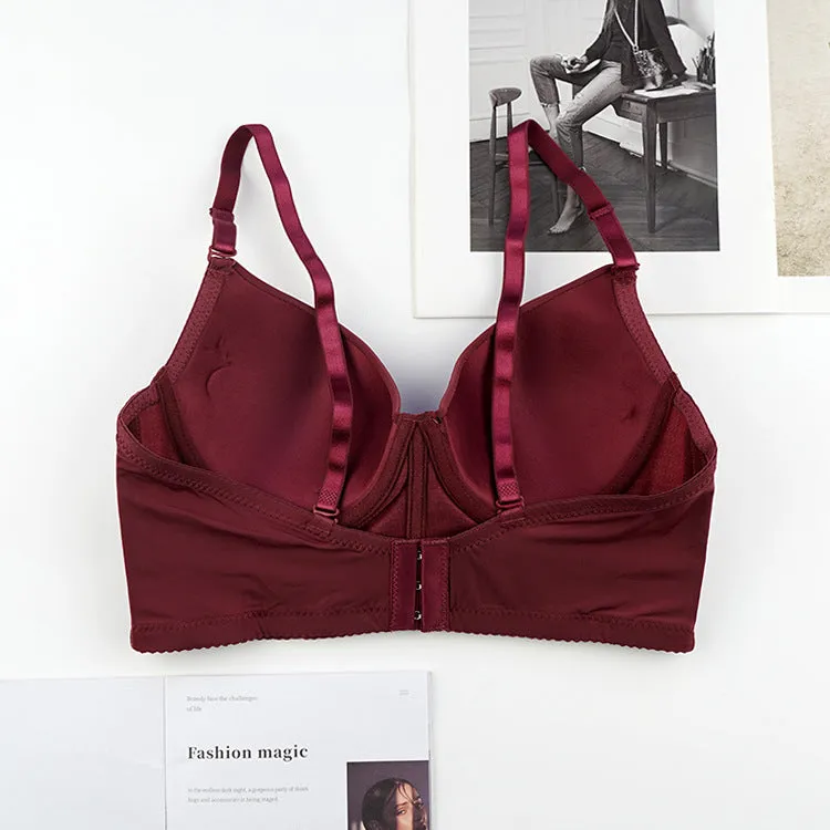The Bordeaux Lift | Women's Lace Underwire Push-Up Bra sold by Negative product image thumbnail 5