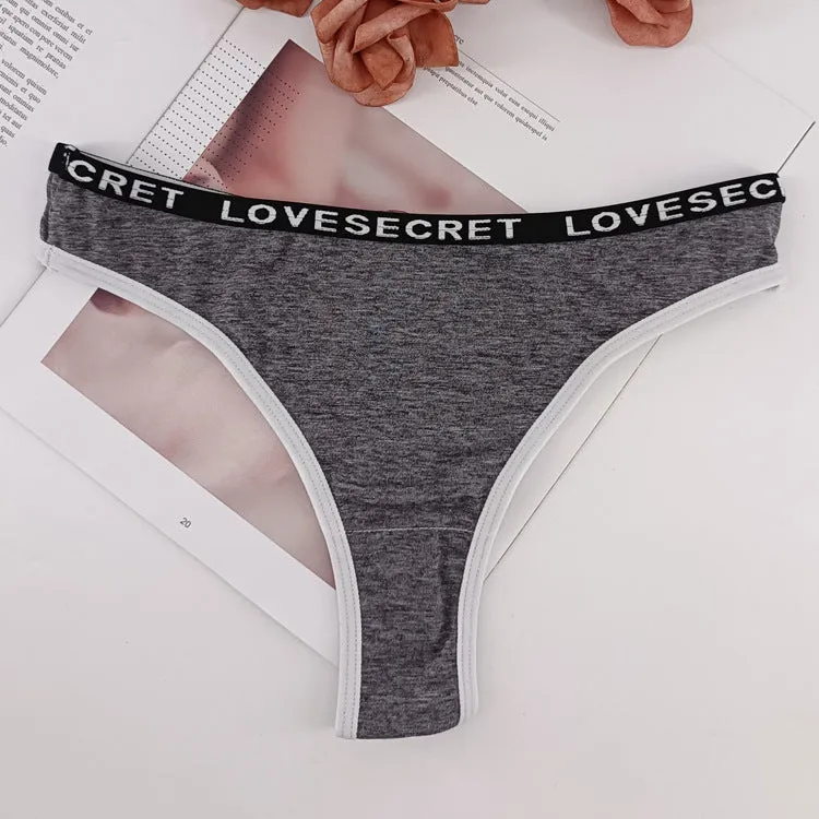 The Cotton Tease | Women's Low-Rise Cotton Thong Panties sold by Negative product image thumbnail 4