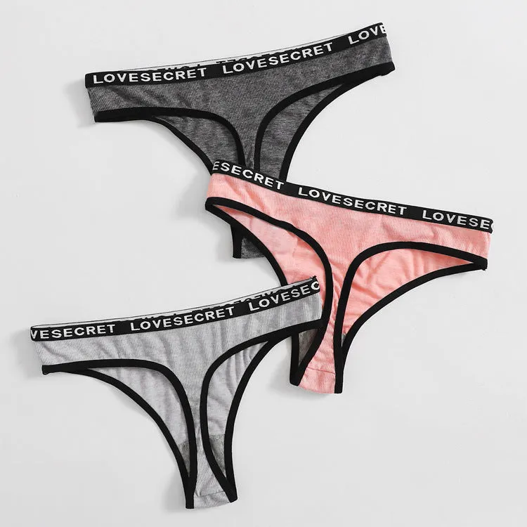 The Cotton Tease | Women's Low-Rise Cotton Thong Panties sold by Negative product image thumbnail 2