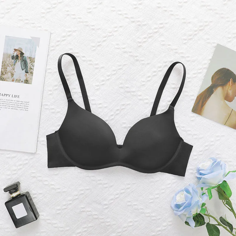 The French Triangle | Black Lace Triangle Cup Push-Up Bra sold by Negative product image thumbnail 4