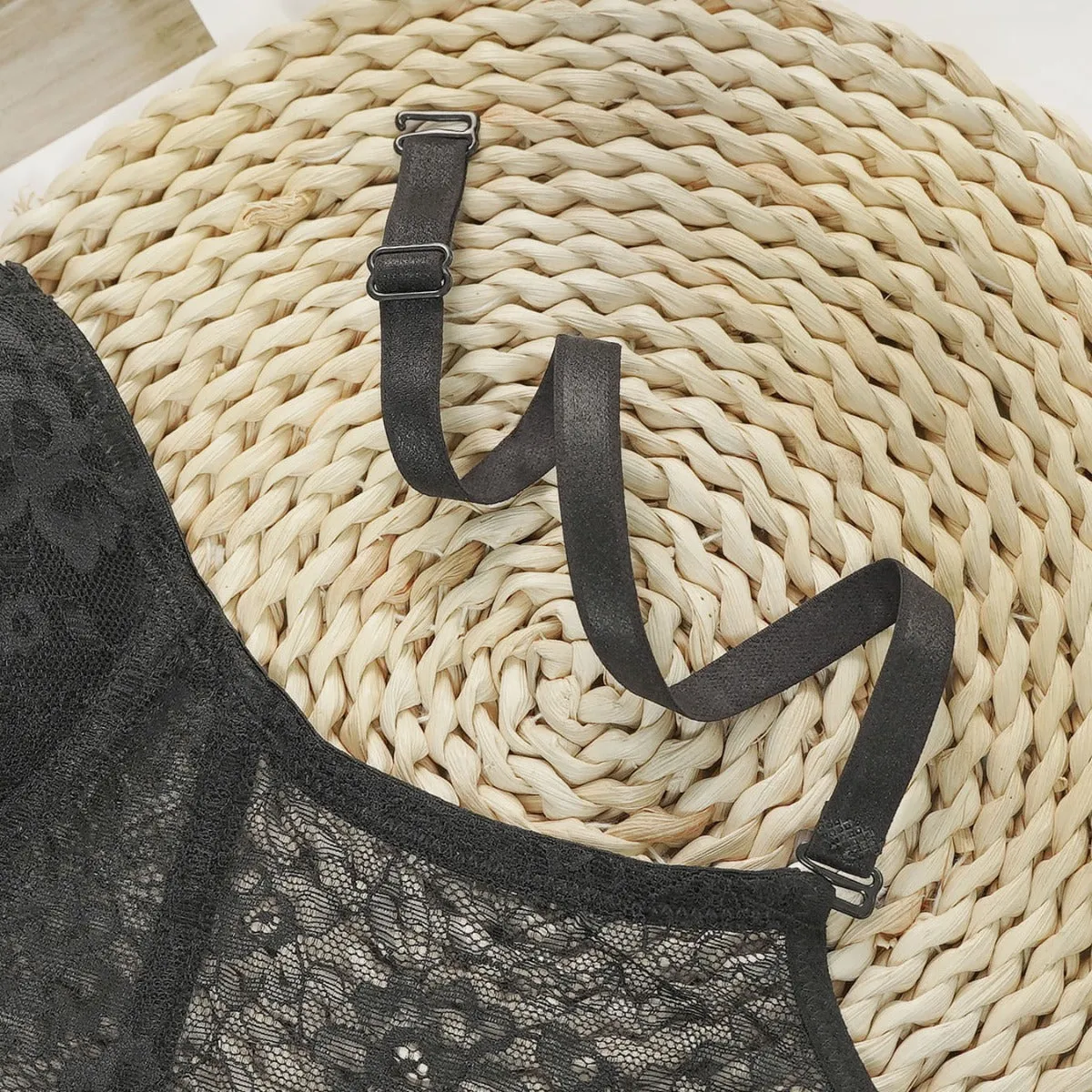The Noir Lift | Women's Lace Underwire Push-Up Bra sold by Negative product image thumbnail 4