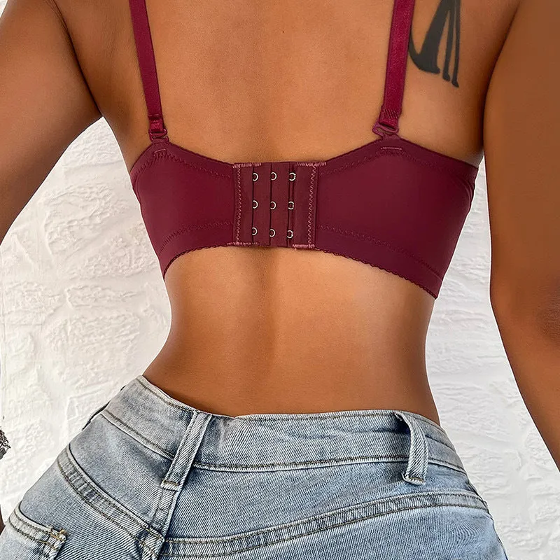 The Noir Lift | Women's Lace Underwire Push-Up Bra sold by Negative product image thumbnail 4