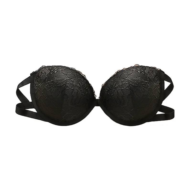 The Noir Lift | Women's Lace Underwire Push-Up Bra sold by Negative product image thumbnail 5