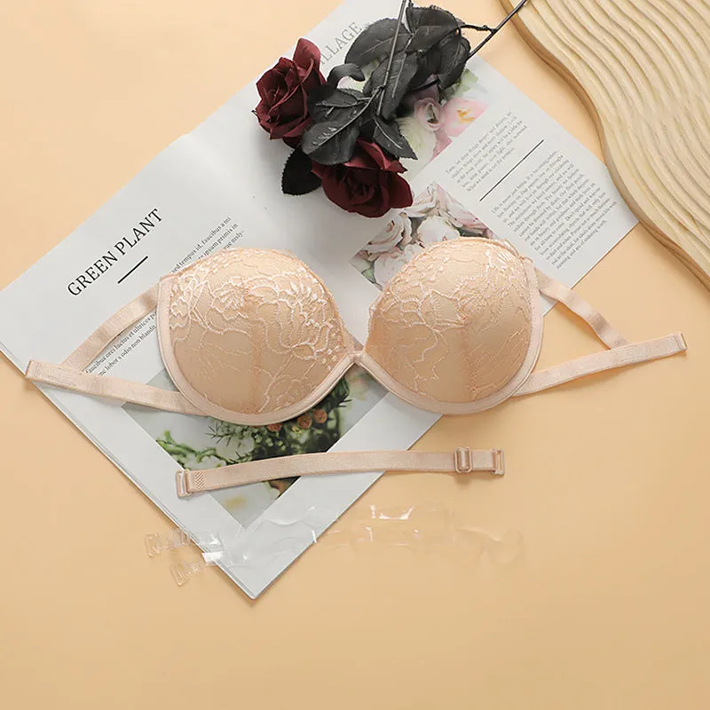 The Noir Lift | Women's Lace Underwire Push-Up Bra sold by Negative product image thumbnail 2