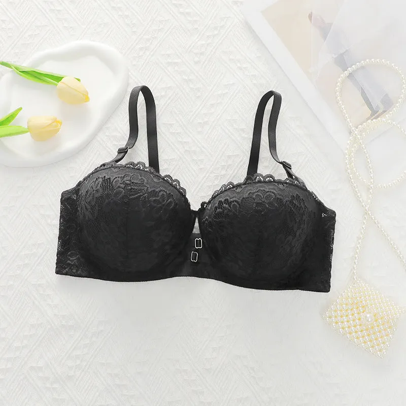 The Noir Lift | Women's Lace Underwire Push-Up Bra for Smaller Busts sold by Negative product image thumbnail 3