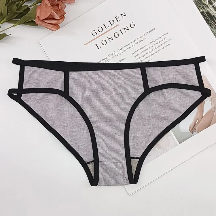 The Lace Trim Comfort | Women's Cotton Mid-Rise Lace Edge Panties sold by Negative