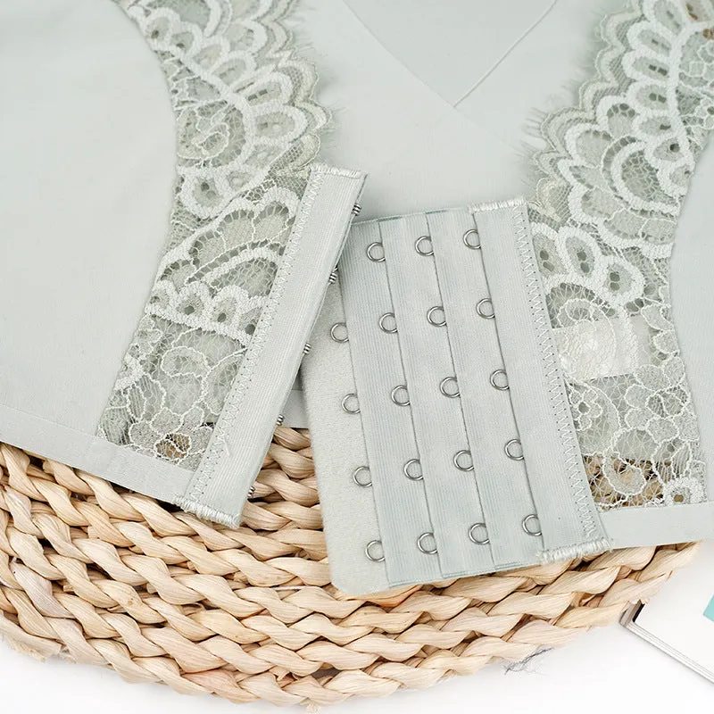 The Lace Allure | Women's Full Lace Wireless Push-Up Bra sold by Negative product image thumbnail 3