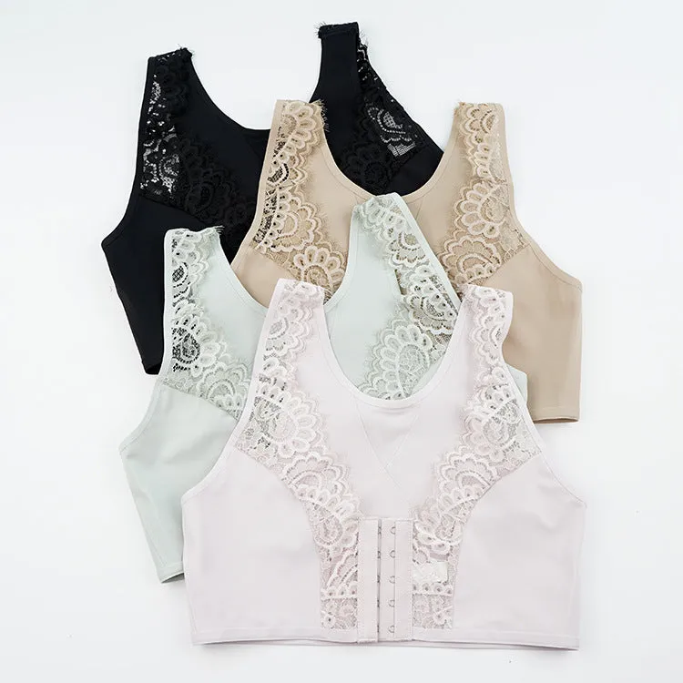 The Lace Allure | Women's Full Lace Wireless Push-Up Bra sold by Negative product image thumbnail 5