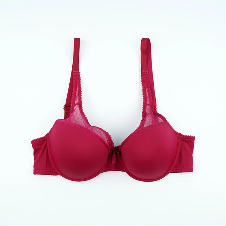 The Minimizer Lift | Red Lace Push-Up Bra for Fuller Bust sold by Negative product image thumbnail 5