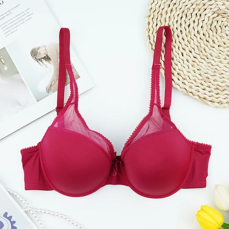 The Minimizer Lift | Red Lace Push-Up Bra for Fuller Bust sold by Negative product image thumbnail 3
