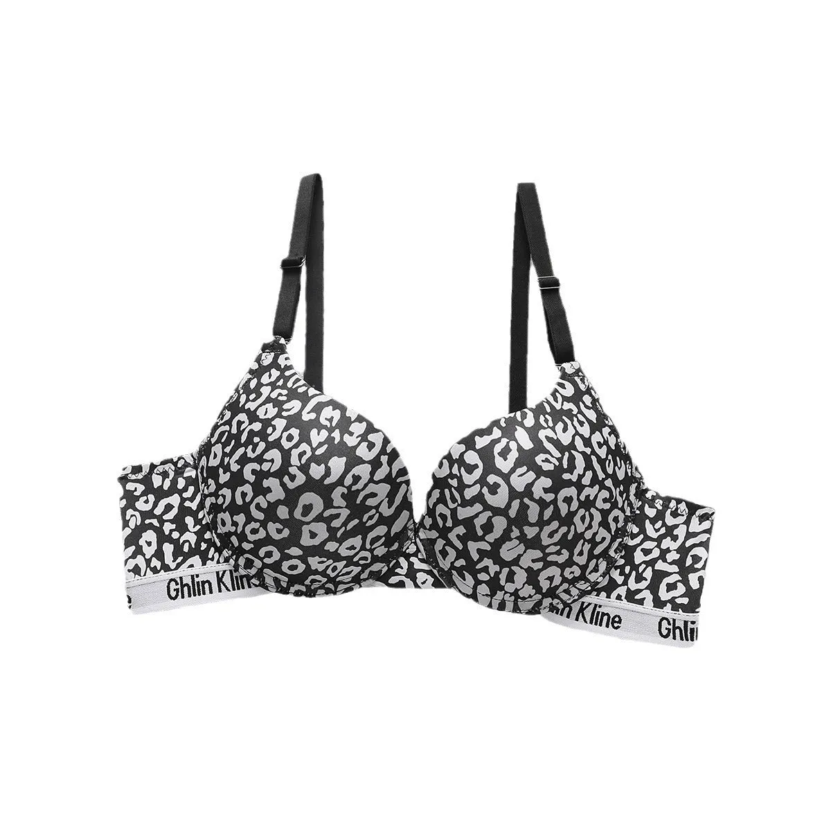The Zebra Charm | Women's Zebra Print Underwire Push-Up Bra sold by Negative product image thumbnail 5