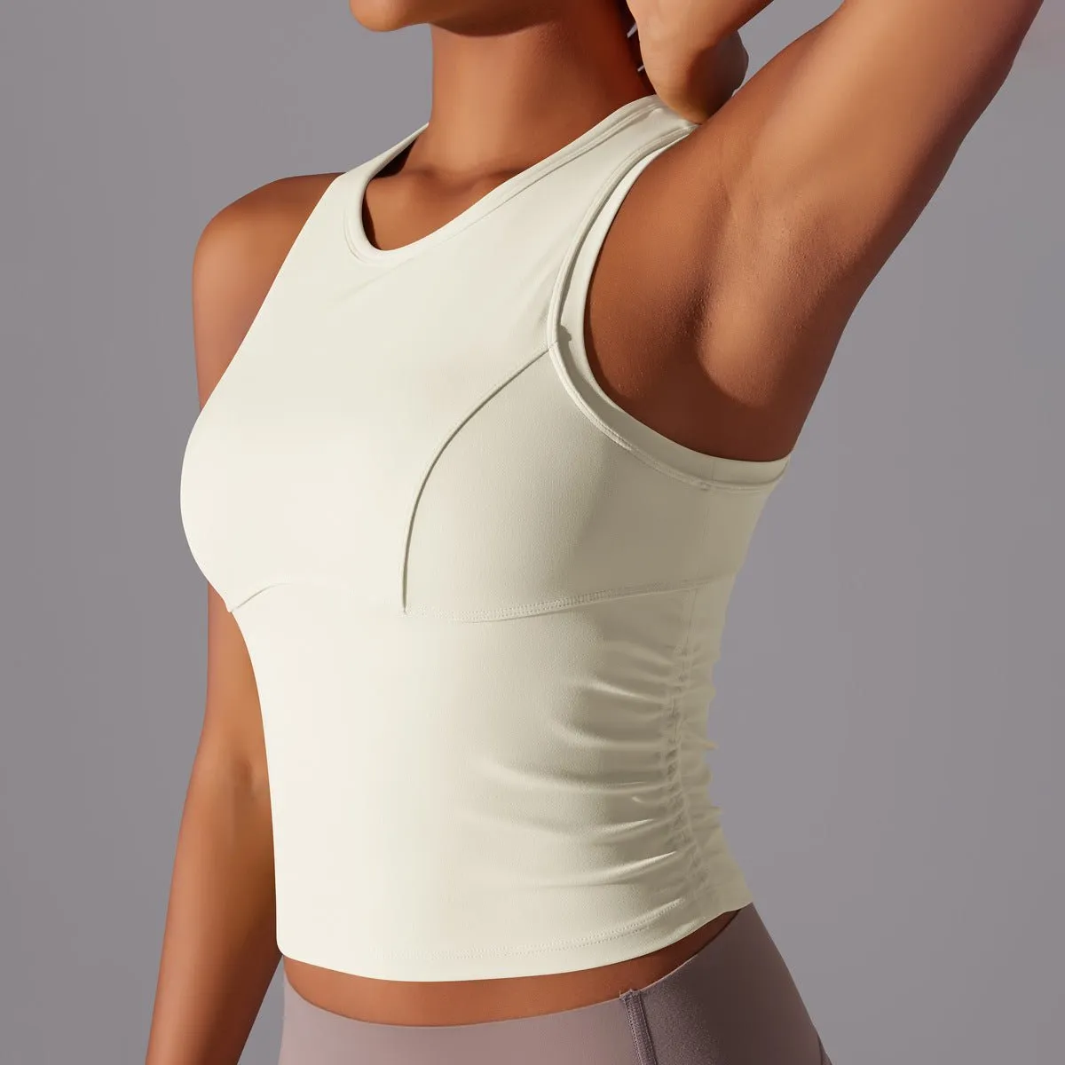 Zenith Ruched Tank | Elegant. Energetic. Elevated. sold by Negative product image thumbnail 2