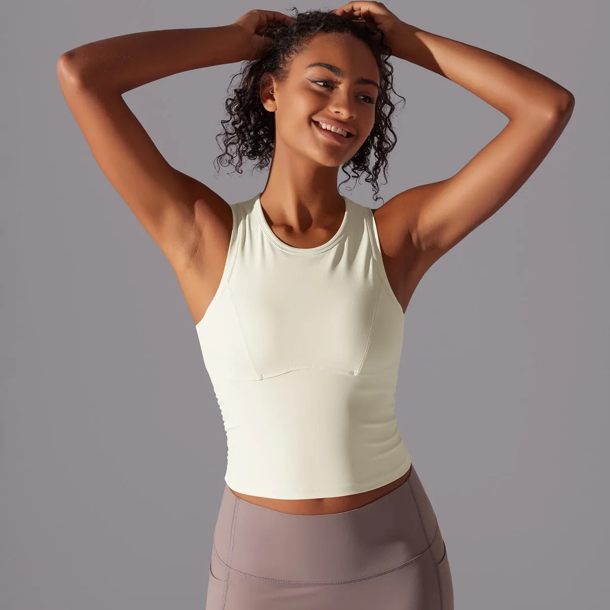Zenith Ruched Tank | Elegant. Energetic. Elevated. sold by Negative product image thumbnail 3