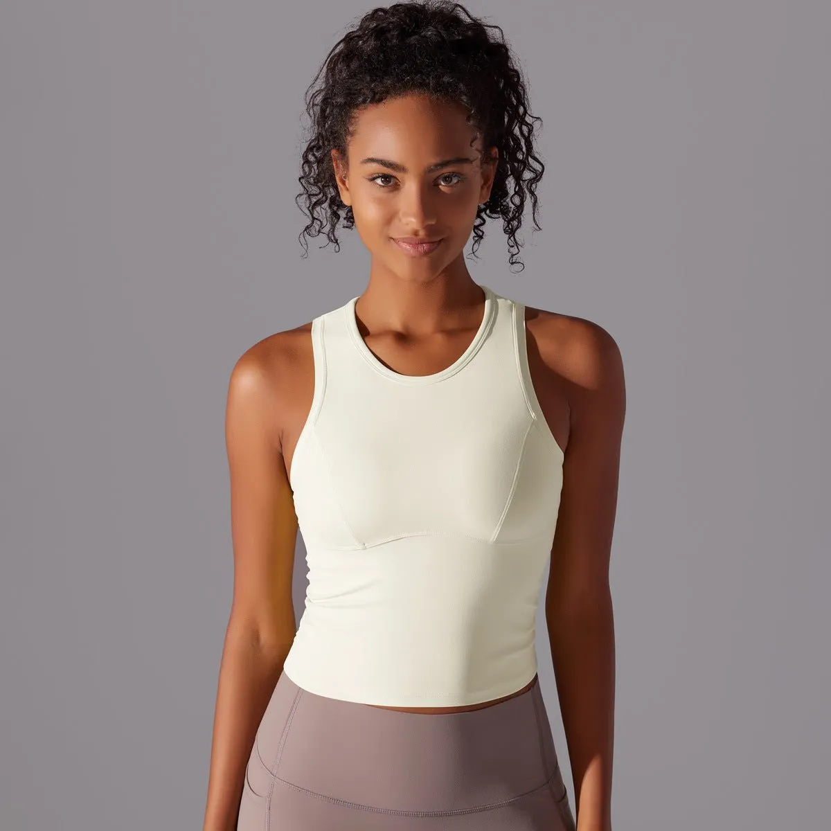 Zenith Ruched Tank | Elegant. Energetic. Elevated. sold by Negative