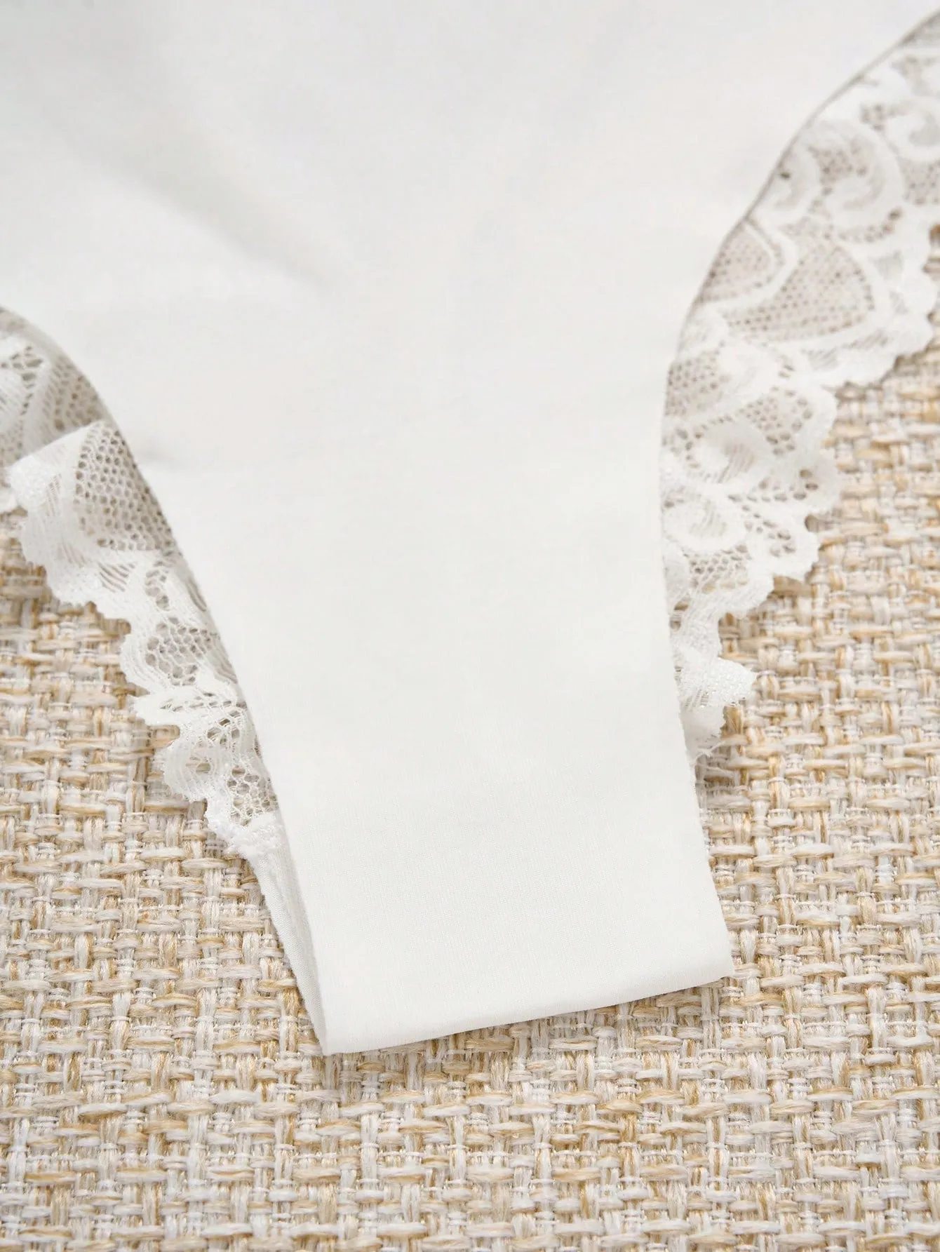 Contrast Lace Cut Out Bow Back Panty Lingerie FD sold by Negative product image thumbnail 5