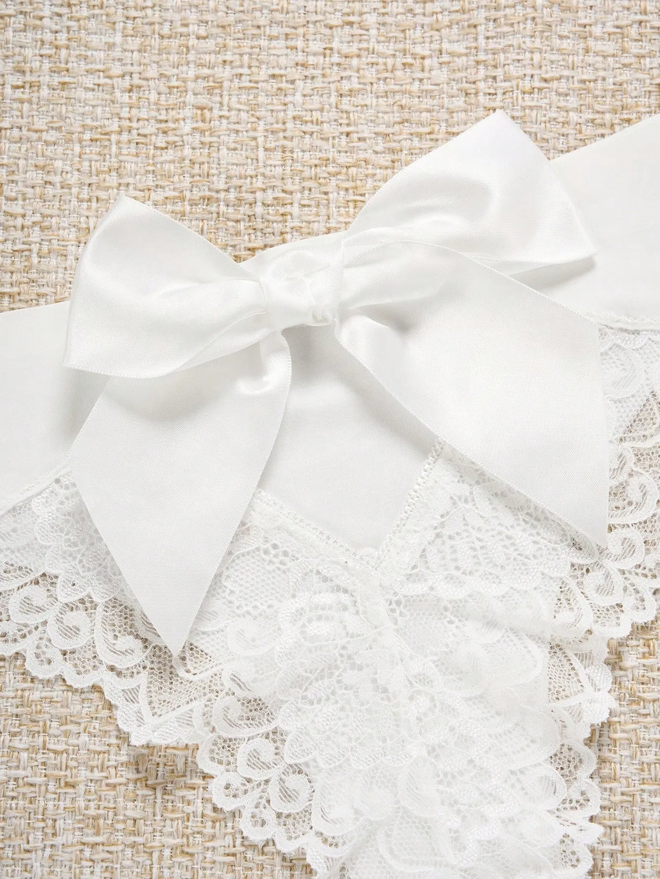 Contrast Lace Cut Out Bow Back Panty Lingerie FD sold by Negative product image thumbnail 3