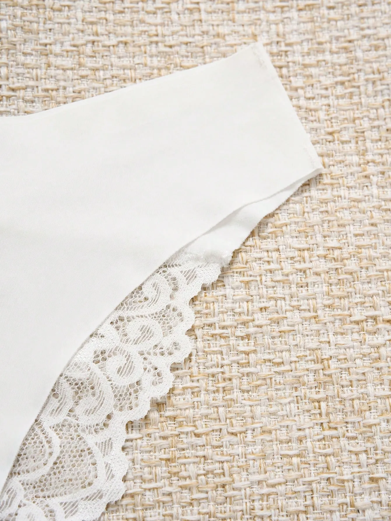 Contrast Lace Cut Out Bow Back Panty Lingerie FD sold by Negative product image thumbnail 4