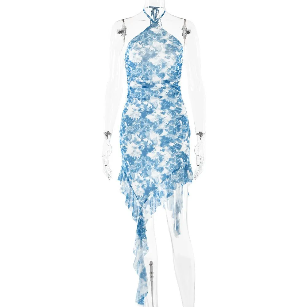 Halter Neck Irregular Mini Dress (FD) sold by Negative product image thumbnail 5