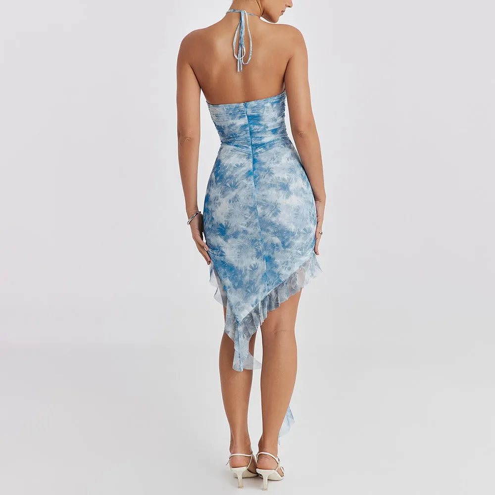Halter Neck Irregular Mini Dress (FD) sold by Negative product image thumbnail 2