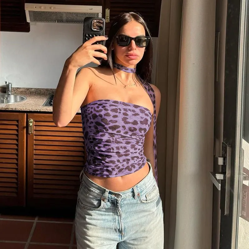 The Leopard Spice | Leopard Print Strapless Tube Crop Top (FD) sold by Negative product image thumbnail 4