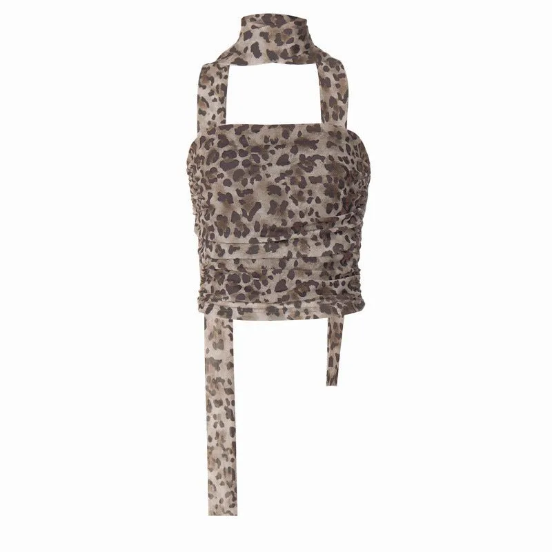 The Leopard Spice | Leopard Print Strapless Tube Crop Top (FD) sold by Negative product image thumbnail 5