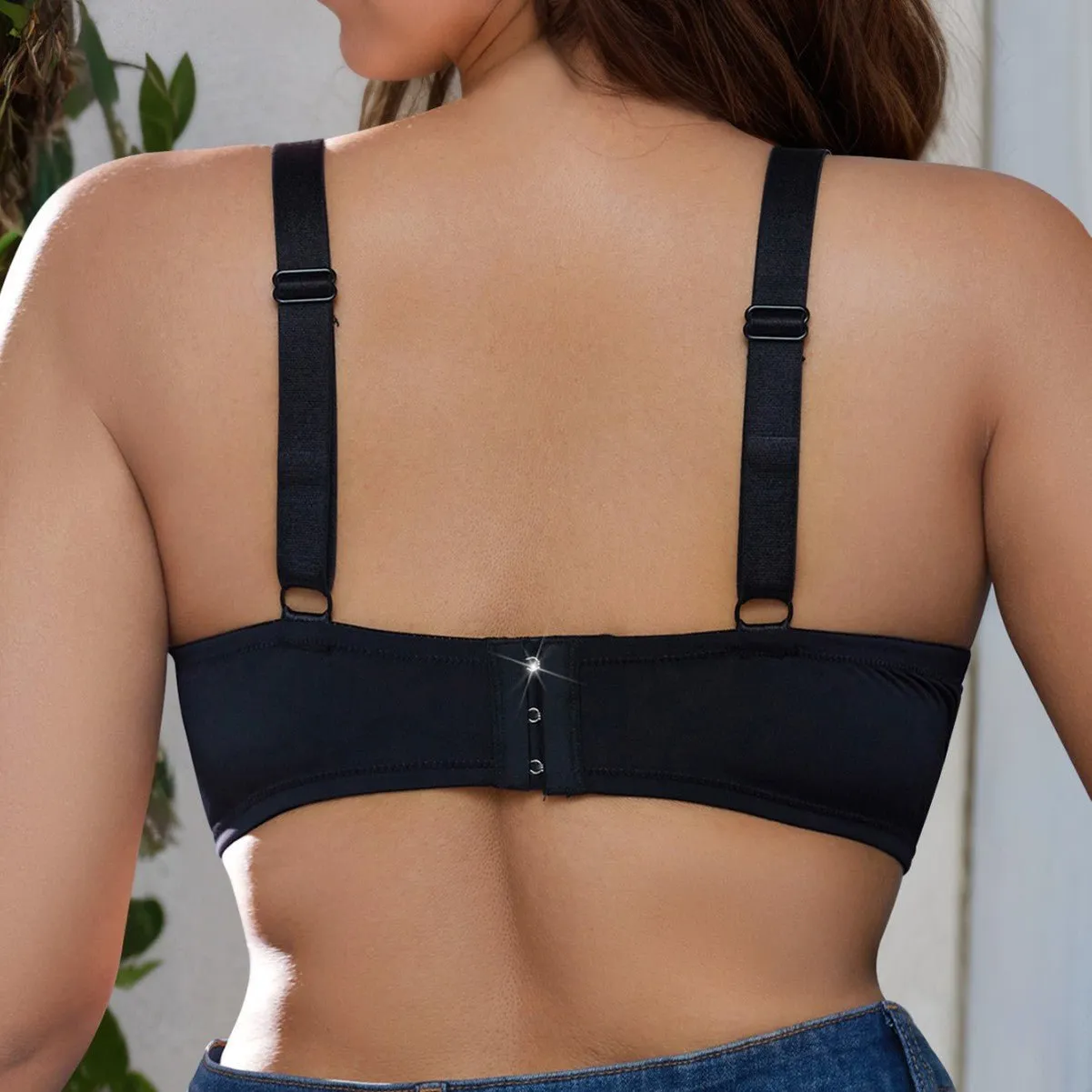 The Confident Curve | Plus Size Lace Underwire Gather Bra (FD) sold by Negative product image thumbnail 2