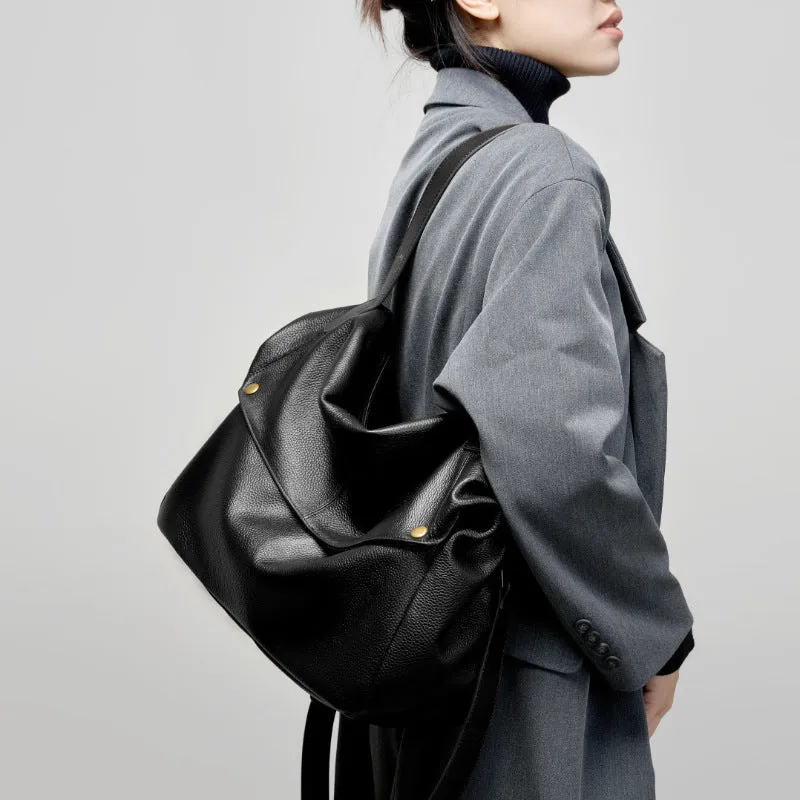 Large Soft Leather Tote Bag sold by Negative product image thumbnail 3