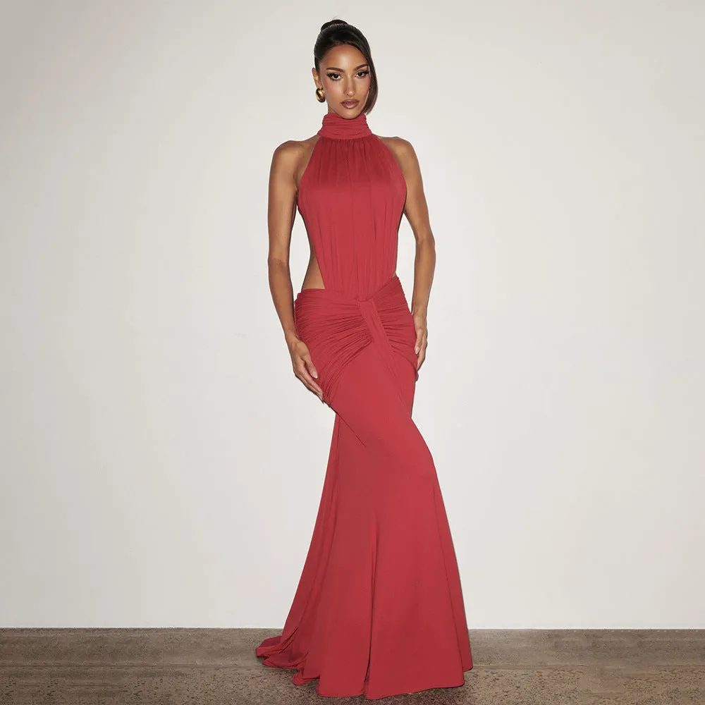 Halter Neck Fishtail Evening Gown sold by Negative product image thumbnail 4