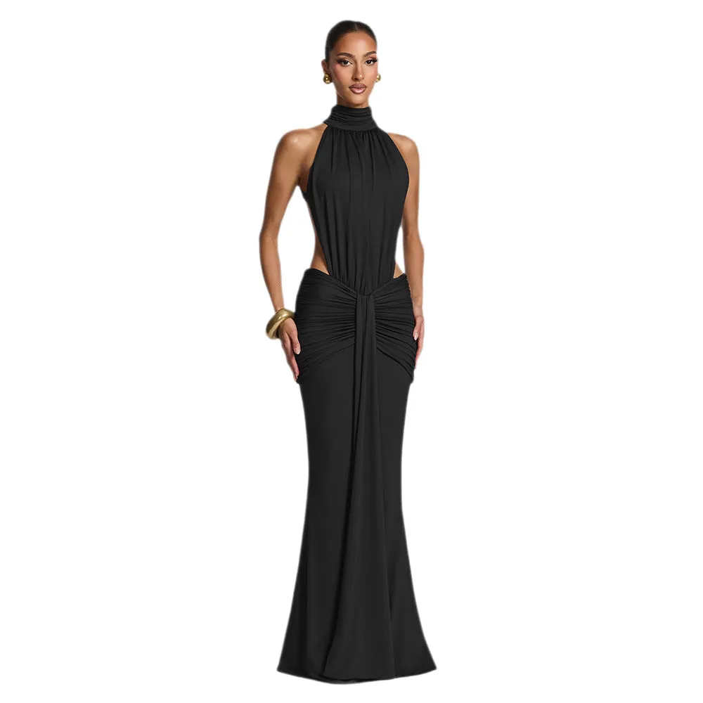 Halter Neck Fishtail Evening Gown sold by Negative product image thumbnail 5