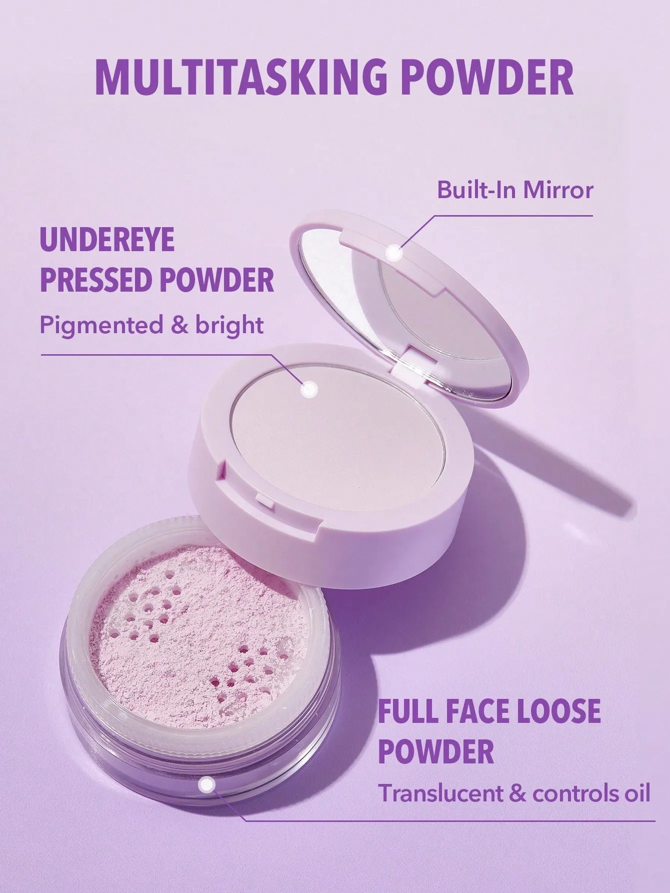 SHEGLAM Insta-Ready Face & Under Eye Setting Powder Duo sold by Negative product image thumbnail 3