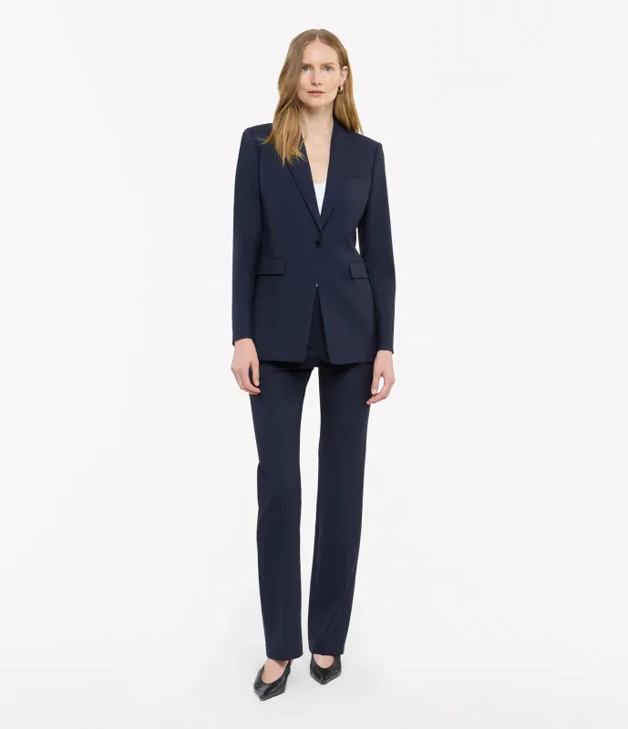 Single Button Jacket | Navy made by Another Tomorrow
