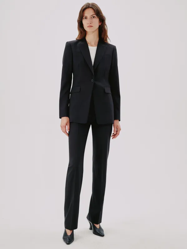 Single Button Jacket | Black made by Another Tomorrow
