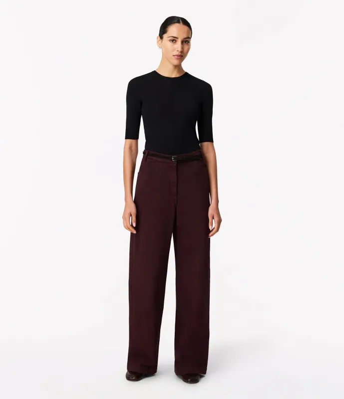 Workwear Pant | Overdye Plum made by Another Tomorrow