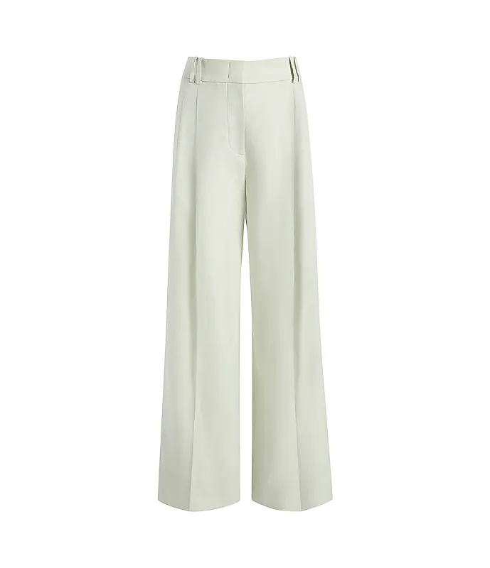 Pleated Trouser - Resale | Silt Green made by Another Tomorrow